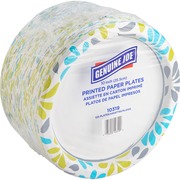 Genuine Joe Printed Paper Plates 10" Diameter Plate Paper Plate, PK125 10319